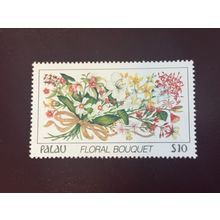 ICOLLECTZONE US Palau 142 flowers VF NH key value