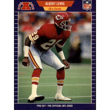 1989 Pro Set Football Albert Lewis #173