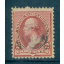 Used 220 2c George Washington Just Clears M02021