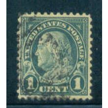 Used 552 1c Benjamin Franklin Fine A15466