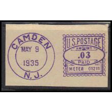 Used Revenue 3c Meter Camden, NJ. E0750