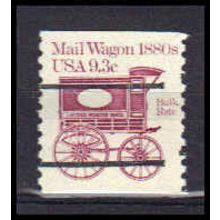 1903a 9.3c Mail Wagon Fine MNH Dry Gum Gap Single RS PreCnx CA1113