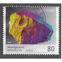 GER 2019 €0.80 'MICROWORLD - MOON ROCK' FINE USED (EBID77-049)