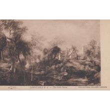 Constable The Glebe Farm National Gallery London Antique Painting Postcard