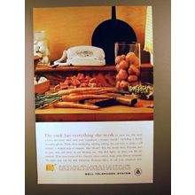 1961 Bell Princess Telephone Ad - Cook Has Everything