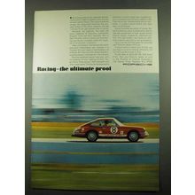 1969 Porsche Car Ad - Racing - The Ultimate Proof