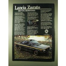 1979 Lancia Zagata Car Ad - Driving Redefined