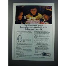 1983 Aim Toothpaste Ad - The Six-Year Molar