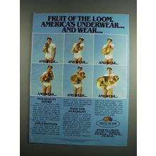 1984 Fruit of the Loom Underwear Ad - And Wear