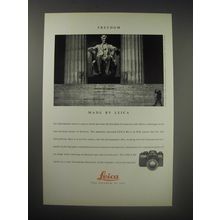 1990 Leica R6 Camera Ad - Freedom Made by Leica