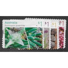 AUS 2016 (SET) (S/A) 'AUSTRALIAN SUCCULENTS' (4v) FINE USED (EBID64-723g)
