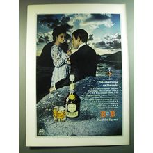 1969 B&B Liqueur Ad - Smartest thing on the rocks