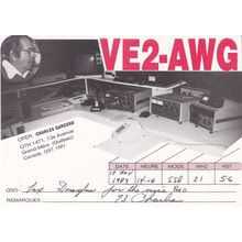 Grand Mere Quebec Canada QSL Amateur Radio Card