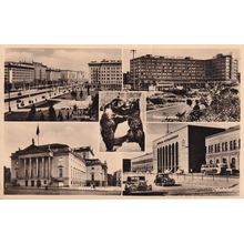 Bears Fighting In Berlin Germany Real Photo Views Postcard