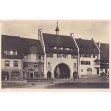 Car Breakdown at Loffingen Baden Wurttemberg Bicycle Germany Rare Postcard