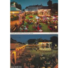Falmouth Princess Pavillion Biergarten Beer Garden Illuminations Postcard s