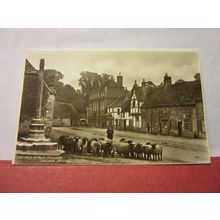 OLD WORLD VILLAGE, LACOCK, CHIPPENHAM, WILTSHIRE. postcard RP by Wilkinson (a) #
