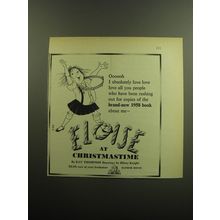 1958 Random House Book Advertisement - Eloise at Christmastime by Kay Thompson