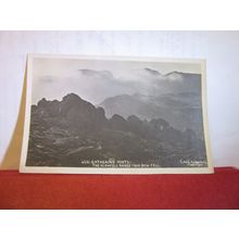 THE SCAWFELL RANGE FROM BOW FELL, CUMBRIA unused postcard. Lake district =