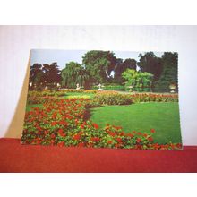 THE LAKE, KEW GARDENS. used postcard 1963 pm =