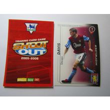 Steven Davis - Aston Villa Shoot Out 2005 2006 Magic Box Football Card (EF1)