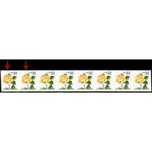 3054, Mint NH 32¢ - Misperforated Error Strip of 8 Stamps - Stuart Katz