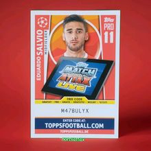 Match Attax Champions League 17/18 Pro 11 Code Eduardo Salvio (SL Benfica)