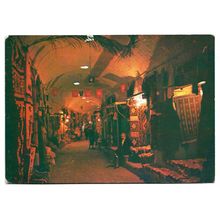 Postcard Tunisia Sousse dans le Medina inside Medina old walled city shops 1980s