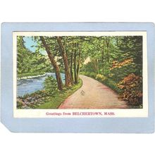 MA Belchertown Greetings From Belchertown ma_box1~155