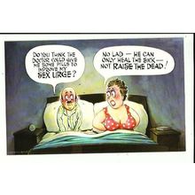 BAMFORTH COMIC "Raise The Dead" Postcard (1095)