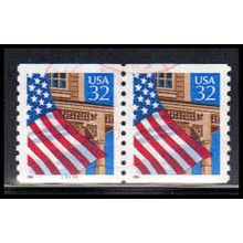 Used 2913 32c U.S. Flag Over Porch Very Fine CNP Left 33333 PA1724