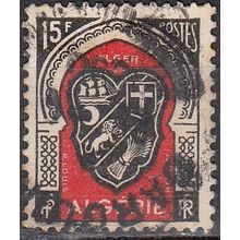 Algérie 1947 Michel 276 O Cote (2005) 0.20 € Armoirie Alger Cachet rond