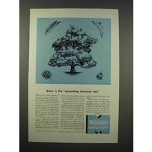 1946 Monsanto Chemicals Ad - Spreading Chestnut Tree