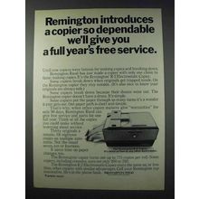 1963 Remington R-2 Electrostatic Copier Ad - Dependable