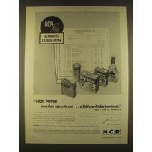1963 NCR Paper Ad - NCR Paper more than repays its cost