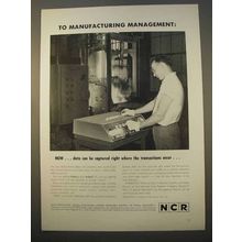 1963 NCR Transacter Source Data Collection System Ad