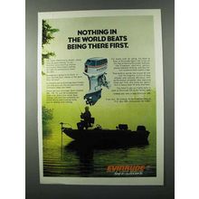 1975 Evinrude Sport 135 Outboard Motor Ad - First