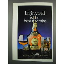 1983 B and B Liqueur Ad - Best Revenge