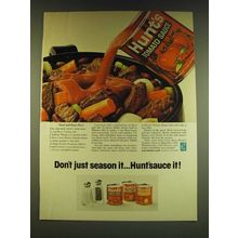 1966 Hunt Tomato Sauce Ad - Don't just season itÉ Hunt'sauce it