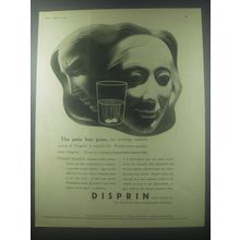 1954 Disprin Aspirin Ad - The pain has gone