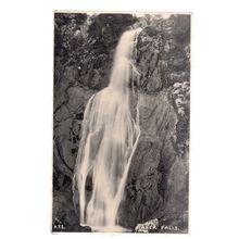 ABER FALLS, ABERGWYNGREGYN, WALES unused antique postcard RP /