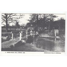 Green Road Hall Green Birmingham Public Libraries Reproduction Postcard 3