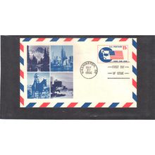 FDC UXC5 11c Flag (Cachet-U/A) CV41337