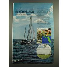 1972 Punda Gorda Isles Florida Ad - Florida's last great water frontier