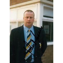 John Morris Derby Cricket Club Hand Signed Card Photo