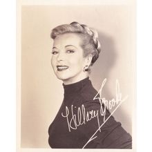 Hillary Brooke of Sherlock Holmes Film Facimile Signed Antique Photo