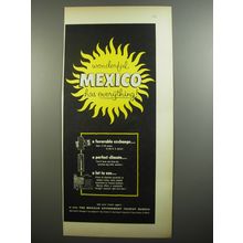 1954 Mexican Government Tourist Bureau Ad - Wonderful Mexico has everything