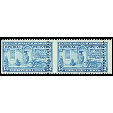 E17, Mint NH 13¢ Large Misperfed Freak Error Pair ** Stuart Katz