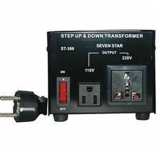 TRANSFORMADOR CONVERTIDOR 220 A 110V O 110 A 220V 300W UTILIZA EQUIPOS AMERICANO