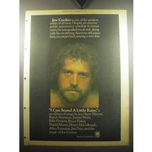 1974 Joe Cocker I Can Stand a Little Rain Album Advertisement